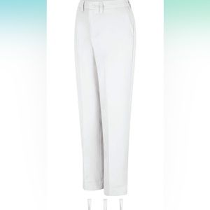 Red Kap Women’s Specialized Work Pant with pockets and belt loops white SZ 28